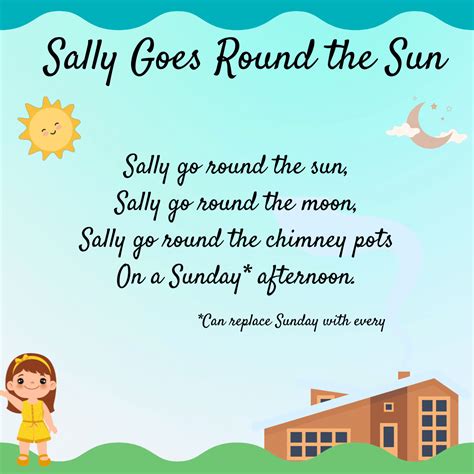 Sally Goes Round the Sun Printable Lyrics, Origins, and Video