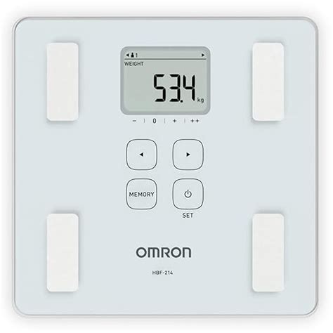 Omron HBF 214 Digital Full Body Composition Monitor with 4 User & Guest ...