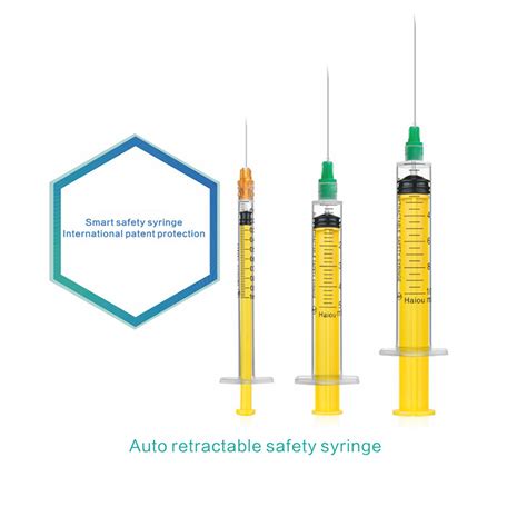 Image result for Retractable Needle Syringe