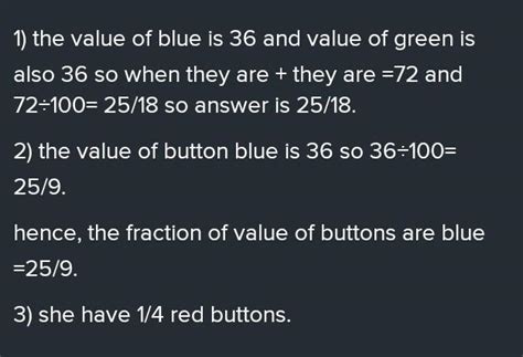 A little girl collect buttons she made the following list show the ...