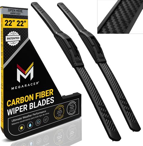 Amazon.com: Carbon Fiber Windshield Wipers Blades 22"+22" | Patented ...
