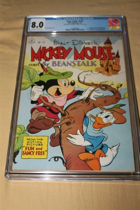 comicsvalue.com - Four-Color #157 CGC 8.0 - 1947 - Walt Disney's Mickey ...