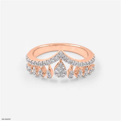 Vintage Style Diamond Rings 14K Rose Gold – Maiora Diamonds