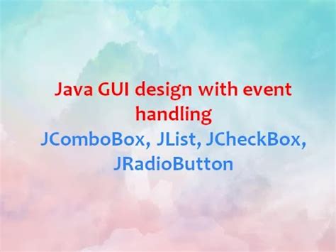 Image result for Check Box GUI Java
