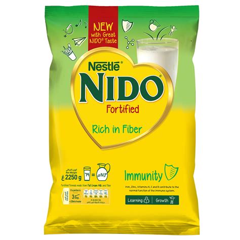 Nestle Nido Fortified Milk Powder Rich in Fiber Pouch 2250 g Online at ...