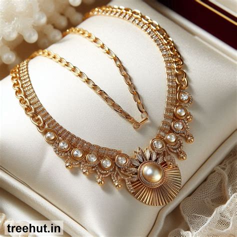 Flat Chain Necklace, Gold Necklace Design Ideas, Gold Jewelry Design Ideas