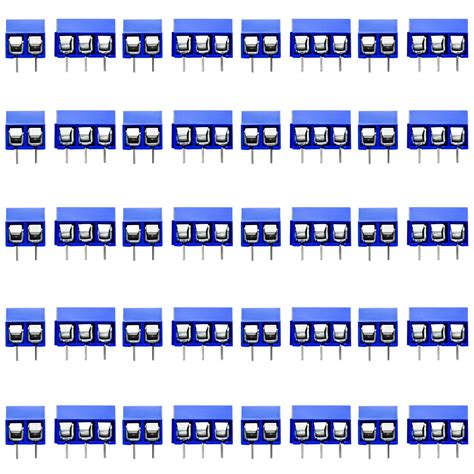 Buy Gikfun 2 Pin and 3 Pin Screw Terminal Block Connector 5mm Pitch for ...