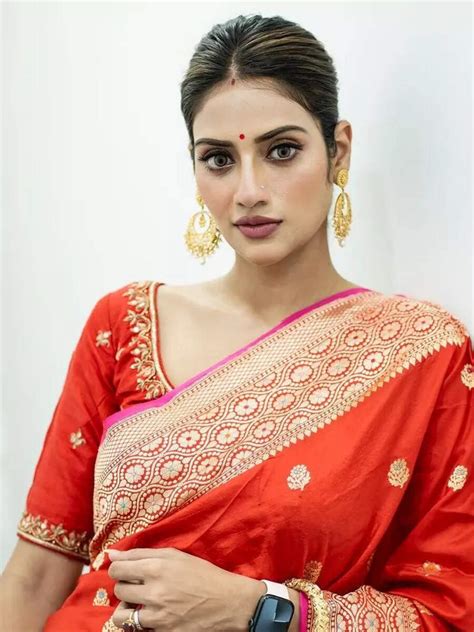 Inside Nusrat Jahan's Navratri saree wardrobe | Times of India