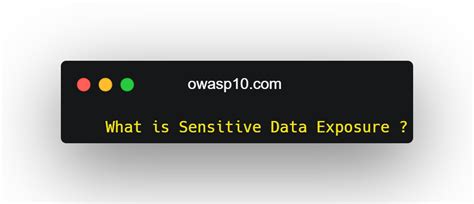 Image result for Sensitive Data Exposure Tutorial