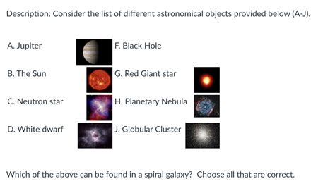 Astronomical Object 的图像结果