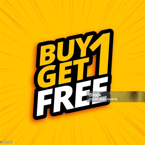Buy One Get One Free Sale And Deals Background Stock Illustration - Download Image Now - BOGO ...