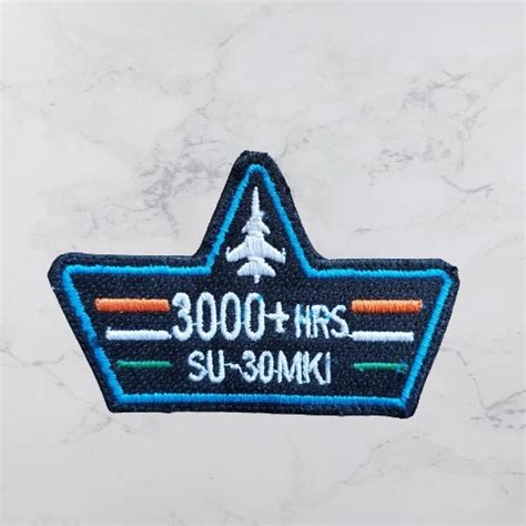 SU 30 MKI "FLANKER" HOURS PATCH