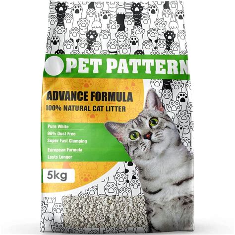 Buy Pet Pattern Natural Clay Scented Quick Clumping Cat Litter Online ...