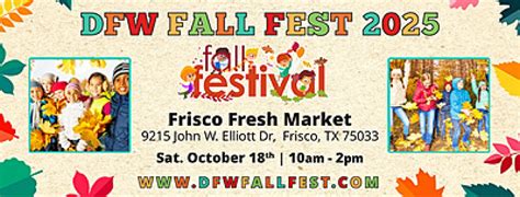 DFW Fall Festival, Frisco Fresh Market, 18 October 2025 | AllEvents