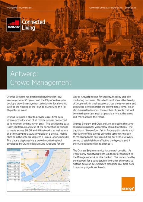 Orange Belgium Crowd Management Solutions - Case Study Analysis - Studocu