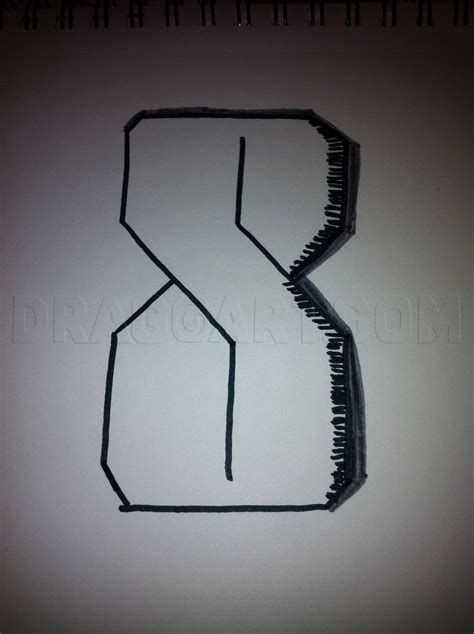 How To Draw A Block Letter S, Drawing, Step by Step, by iplaywithfire ...
