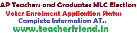 AP Teachers and Graduates MLC Election Voter Enrolment Application ...