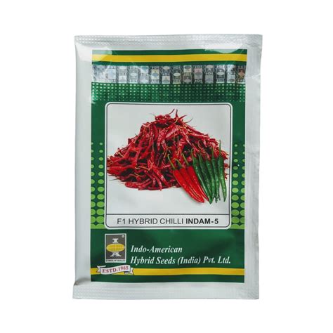 Indam 5 Chilli Seeds - Indo American | F1 Hybrid | Buy Online Now ...