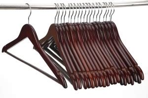 Shiv Kraft Wooden Cherry Hanger for Clothing Wardrobe Storage Hanger ...
