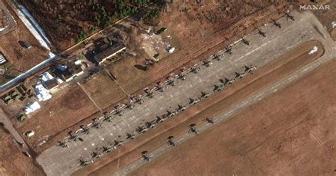 Russia's unprecedented military buildup: Satellite images reveal stark ...