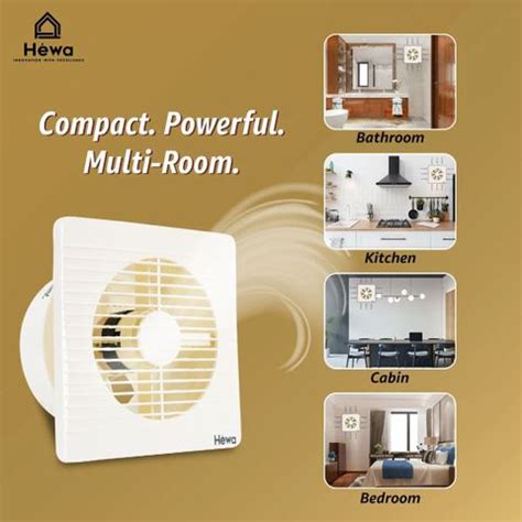 Hewa Onyx 6 inch Ventilation | 100% Copper Motor | Copper Motor | Rust ...