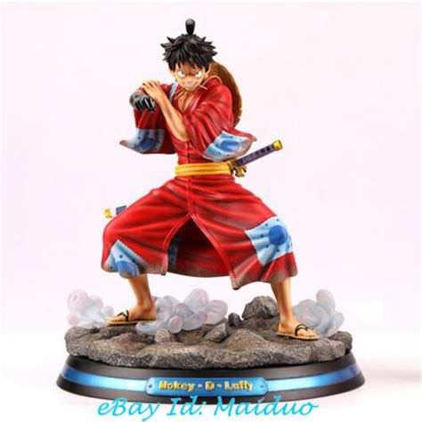 Buy MK One Piece Monkey D Luffy Statue Figurine Land of Wano Resin ...
