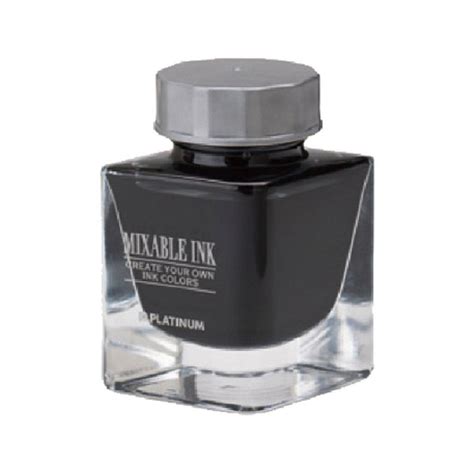 Buy Platinum Mixable Ink Bottle Mini Smoke Black 20ml — SWASTIK penn