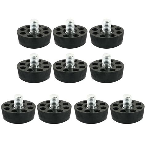 Generic Furniture Table Chair 8 Holes Base Leveling Foot M8 x 10mm ...