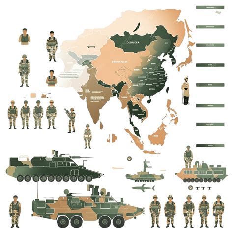 Hindistan Askeri Gücü Infografik Hindistanın Askeri Gücü Ordu çizelgeleri Sunumu, Askeri ...