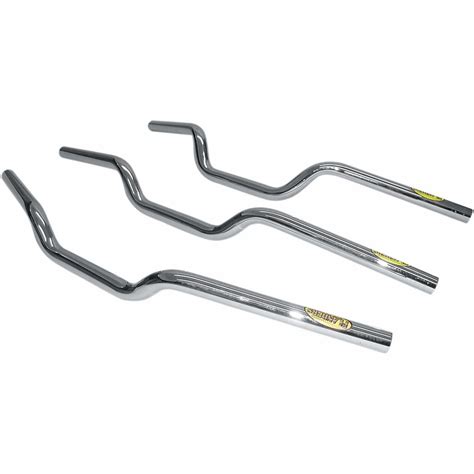 Flanders 7/8 Inch 22MM Euro Clubman Bar Low Plain Chrome for BMW ...