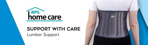 Buy BPL Medical Technologies Bpl Orthocare Lumbar Support-L (Gray ...