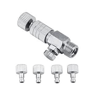 Metal Airbrush Quick Release Disconnect Coupler Spray Gun Accessories ...