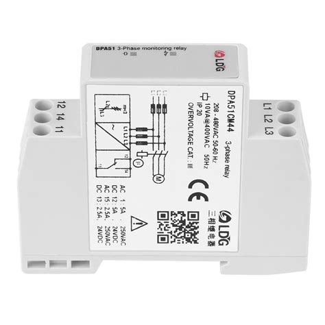 Buy DPA51CM44 3 Phase Monitoring Relay Current Voltage Monitoring Relay ...