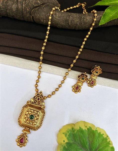 Buy gold plated imitation jewelry wide range of Pendant Sets online ...