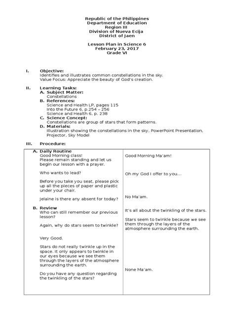 Constellation Lesson Plan 的图像结果