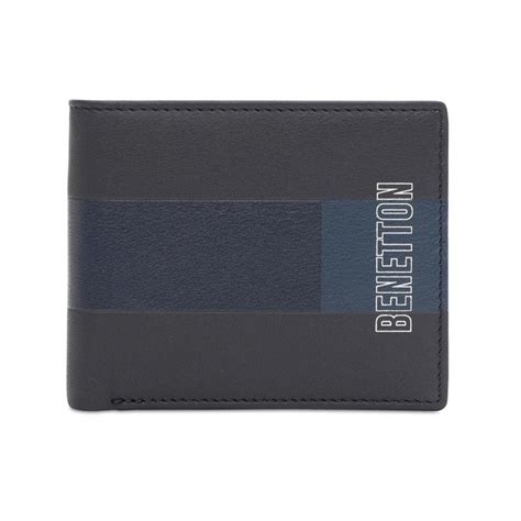 Buy United Colors of Benetton Men Leather Global Coin Wallet - Navy ...