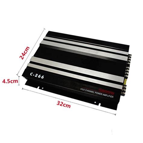 Amplificador estéreo de áudio veicular 12V 5800 | Ubuy India