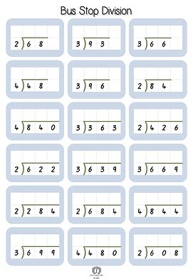 Image result for Bus Stop Division Sum Symbol