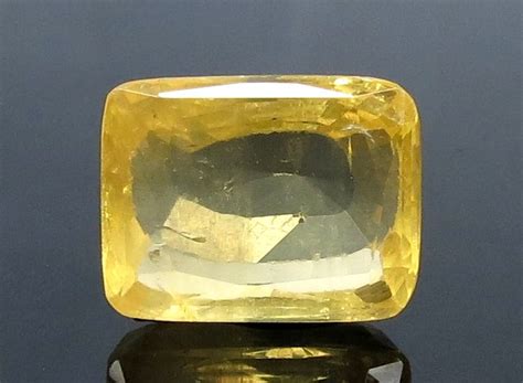 5.58/CT Natural Ceylonese Pukhraj with Govt Lab Certificate-45510 | Gem ...