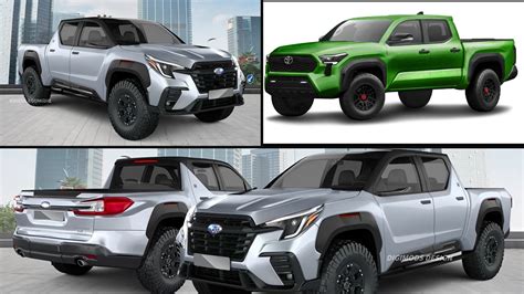 Could an All-New Subaru Ascent Baja Truck Pose Digital Threat to the Mighty Tacoma? - autoevolution
