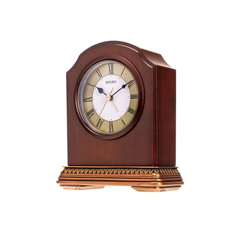 SEIKO ONLINE STORE QXE018B Alder Wood Mantel Clock – SEIKO CLOCKS INDIA