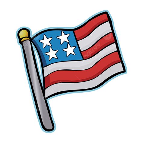 Usa Flag 4th July American Waving Transparent Background Clipart, Usa ...