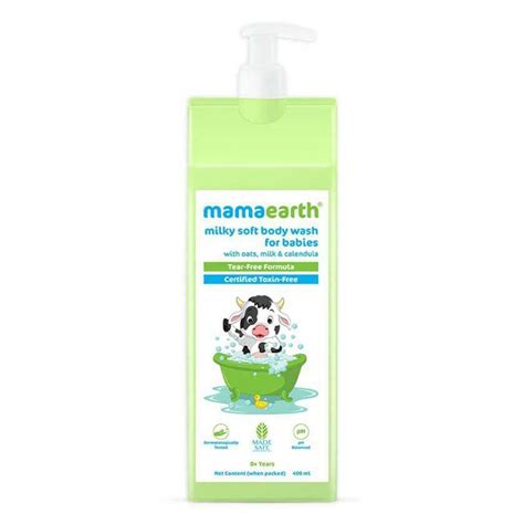 Buy Mamaearth Milky Soft Babies Body Wash for 0+Years, 400 ml | 19 ...
