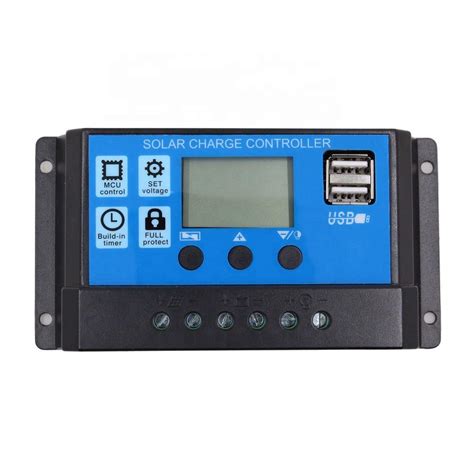 Sunkart PWM Solar Charge Controller, Intelligent Battery Regulator with ...