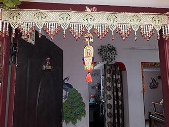 SWADESI STUFF Fabric Bandhanwar Toran Door Hanging (Multicolor ...