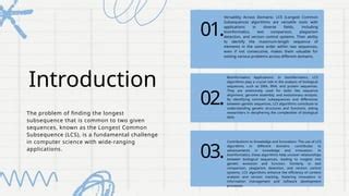Longest Common Subsequence Algorithm 的图像结果