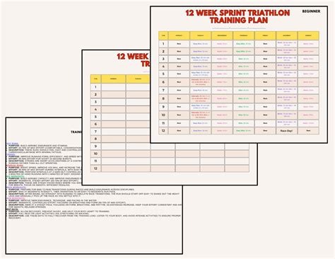 12 Week Sprint Triathlon Training Plan For Beginners | Detroit Chinatown