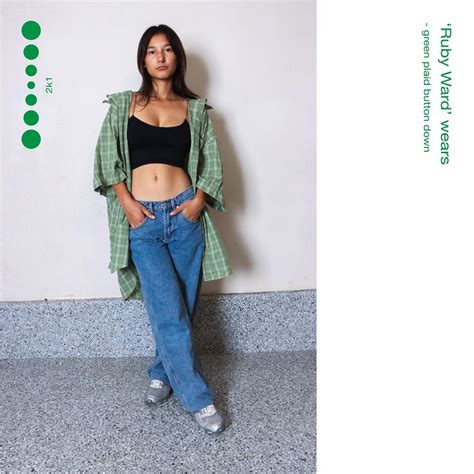 Women's Green and White Shirt | Depop