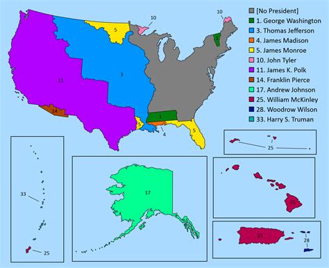 Current Territories Of The Us