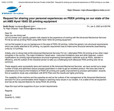 Advance Mechanical Services Private Limited